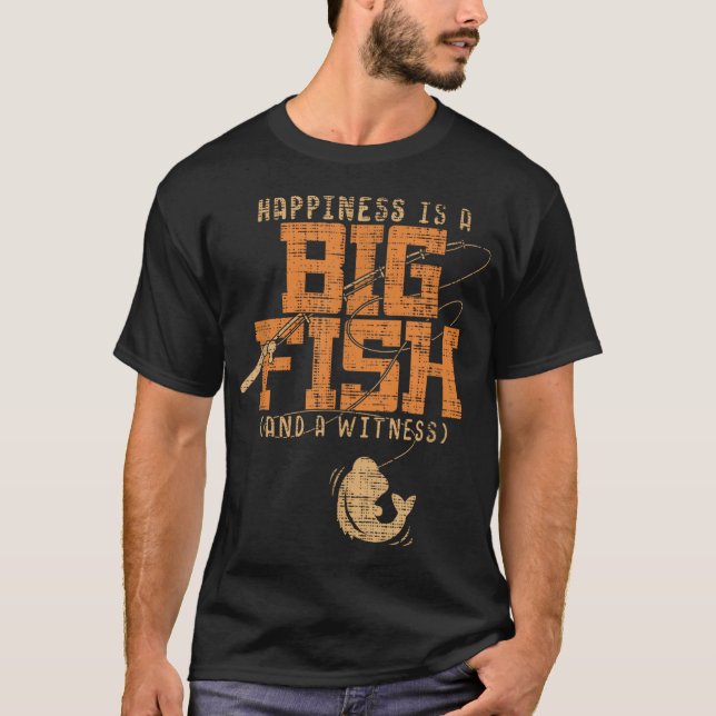 Teilzeit-Barsch-Angeln T-Shirt (Vorderseite)