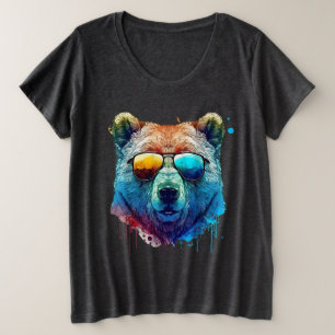 Teintes de l'ours cool Graphic T-shirt