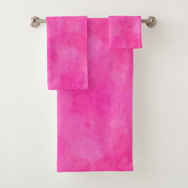 Teinture à carreaux d'aquarelle rose Imprimer (En situation)