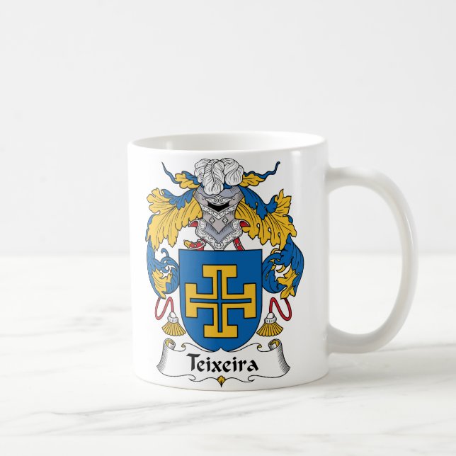 Teixeira-Familienwappen Kaffeetasse (Rechts)