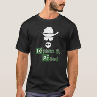 Tejano und der dunkle T - Shirt der stolzen Männer