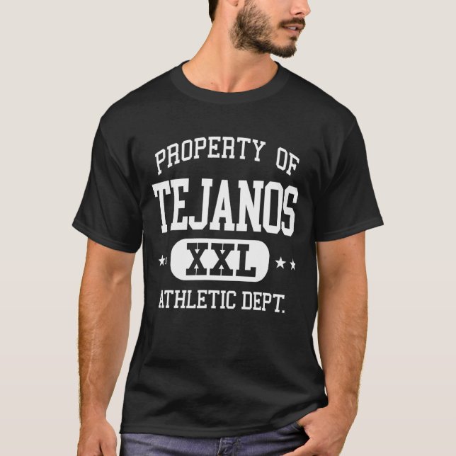 Tejanos Retro Athletic Property Dept T-Shirt (Vorderseite)