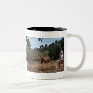 Tejon Vaquero-Graubär Roping Zweifarbige Tasse