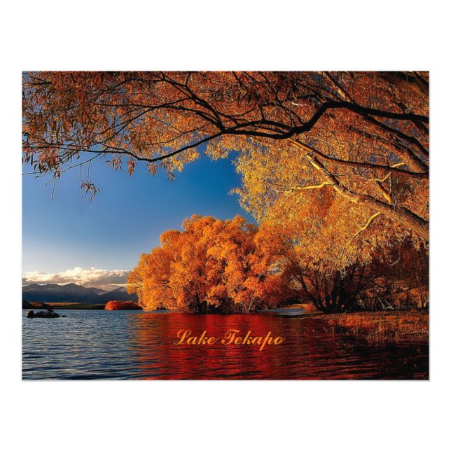 Tekapo-See, Neuseeland Fotodruck (Vorne)