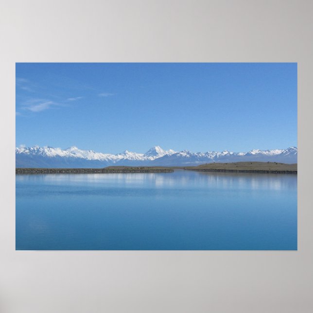 Tekapo-See, Neuseeland Poster (Vorne)