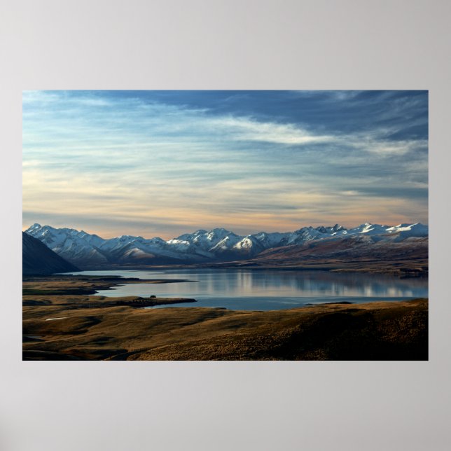 Tekapo-See, Neuseeland Poster (Vorne)