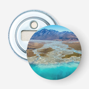Tekapo-See und Südalpen, Neuseeland Flaschenöffner