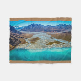 Tekapo-See und Südalpen, Neuseeland Fleecedecke