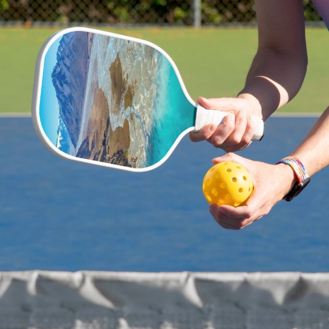 Tekapo-See und Südalpen, Neuseeland Pickleball Schläger (InSitu)