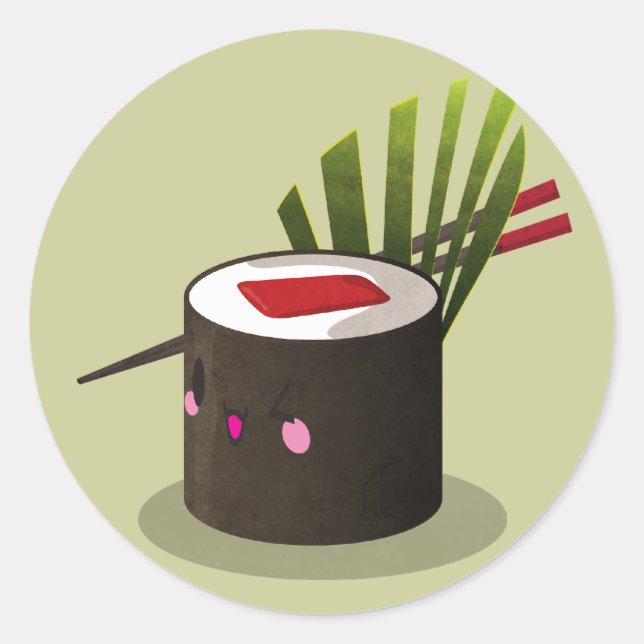 Tekka Maki Runder Aufkleber (Vorderseite)