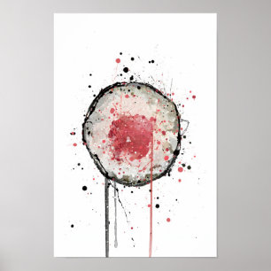 Tekkamaki Thunfisch-Sushi-Rolle Poster