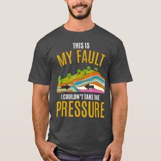 Tektonische Platten Modell Erdbeben Entschuldigung T-Shirt