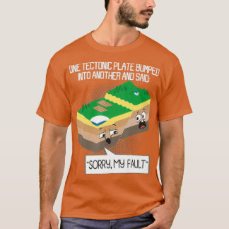 Tektonische Plattengeologie Geologie Erde Lehrer S T-Shirt