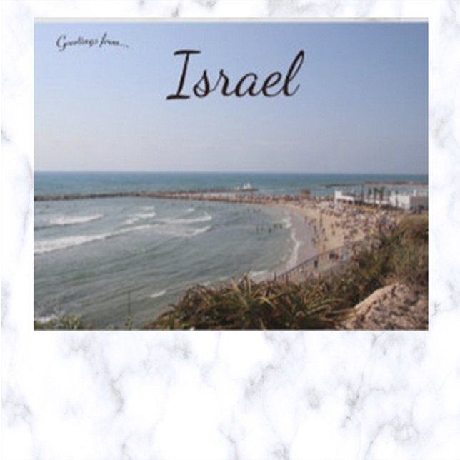 Tel Aviv Beach Israel Postkarte (Von Creator hochgeladen)