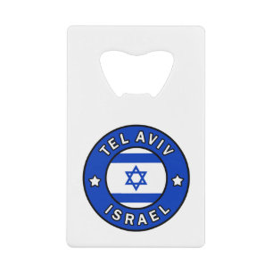 Tel Aviv Israel Geldbeutel Flaschenöffner