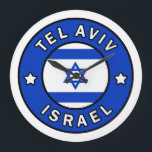 Tel Aviv Israel Große Wanduhr<br><div class="desc">Tel Aviv Israel</div>