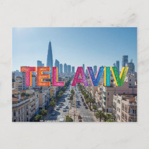 Tel Aviv Israel Postkarte