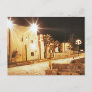 Tel aviv - Jaffa nachts Postkarte