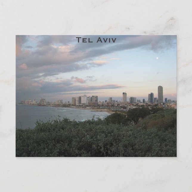 Tel Aviv Postkarte (Vorderseite)