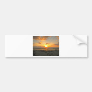 Tel Aviv-Sonnenuntergang Autoaufkleber