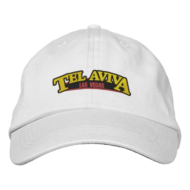 Tel Aviva Las Vegas Bestickte Baseballkappe (Vorderseite)