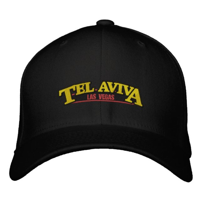 Tel Aviva Las Vegas Bestickte Baseballkappe (Vorderseite)