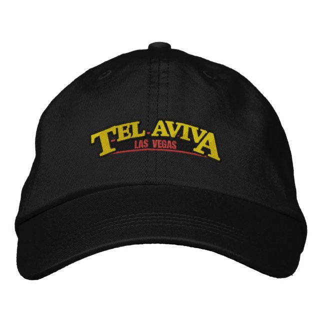 Tel Aviva Las Vegas Bestickte Kappe (Vorderseite)