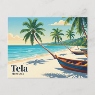 Tela Honduras Postkarte