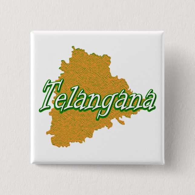 Telangana Button (Vorderseite)