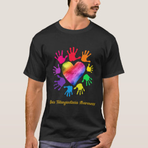 Telangiektasie Bewusstsein Hände Ataxia Telangiect T-Shirt