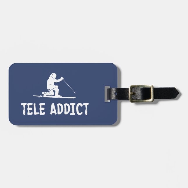Tele Addict Gepäckanhänger (Vorderseite horizontal)