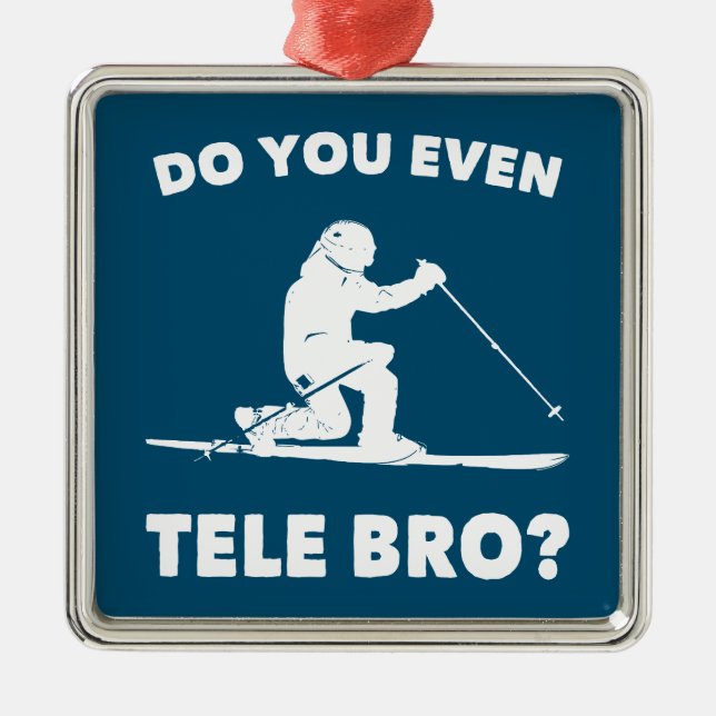 Tele Bro? Ornament Aus Metall (Vorne)