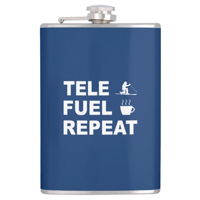 Tele Fuel Repeat Flachmann (Vorderseite)