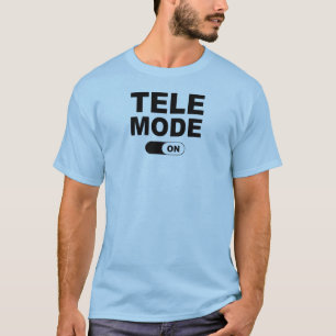 Tele-Modus an T-Shirt