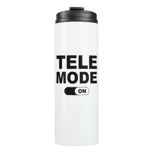 Tele-Modus Ein Thermosbecher (Vorderseite)