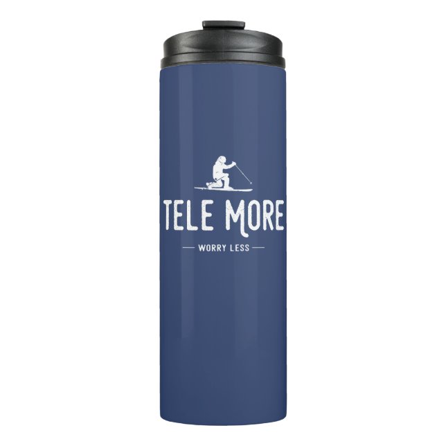 Tele noch mehr Sorgen weniger Thermosbecher (Vorderseite)