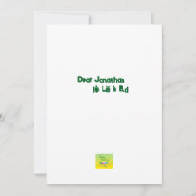 Téléchargeable Invitation BirthdayCard Monkey