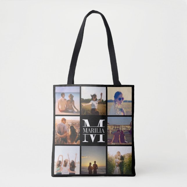 Télécharger le sac fourre-tout photo et nom (Devant)