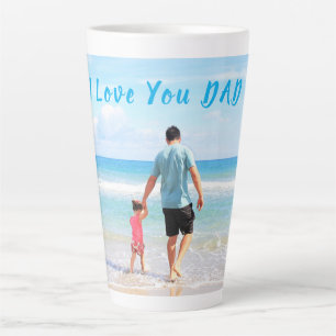 Téléchargez la photo de votre père Mug Latte Cadea