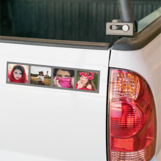 Téléchargez votre autocollant de pare-chocs photo (Sur camion)