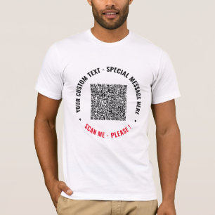 Téléchargez Votre Propre T-Shirt avec Code QR - Aj