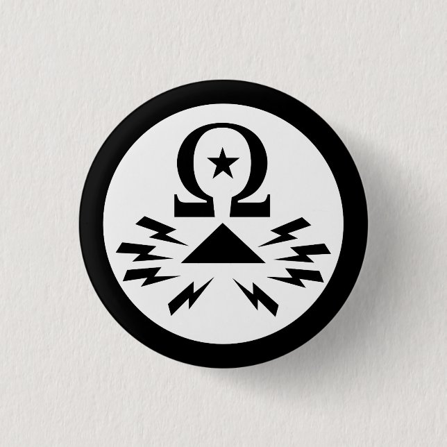 Telecomix Logo-Knopf Button (Vorderseite)