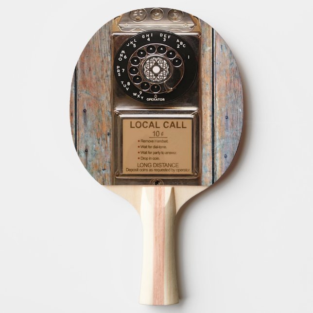 Telefon Antiquitätentelefon robuste Tischtennis Schläger (Vorderseite)