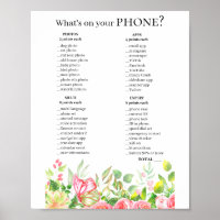 Telefon-Frage-Spiel 💍 Brautdusche
