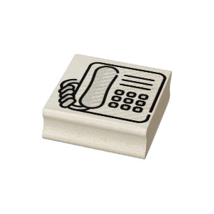 Telefon Gummistempel