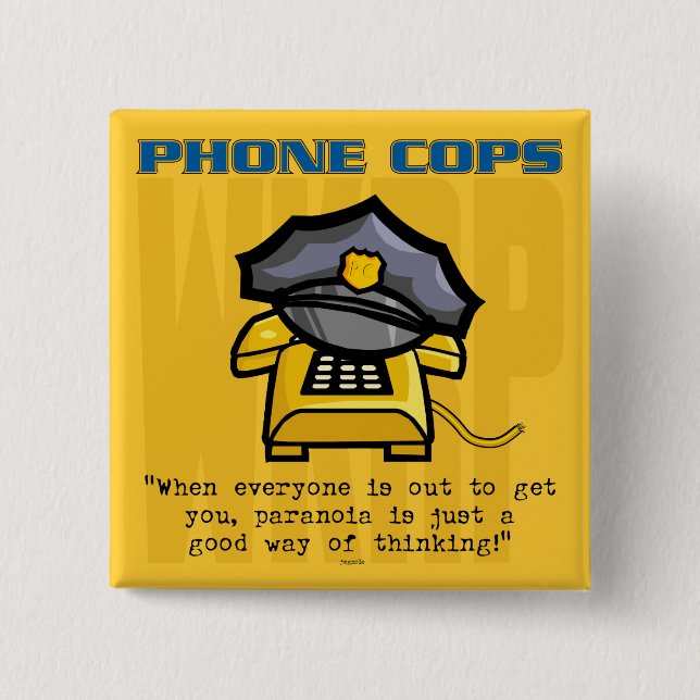 Telefon-Polizisten… Button (Vorderseite)