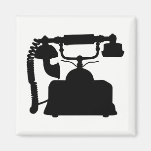 Telefon-Silhouette Magnet