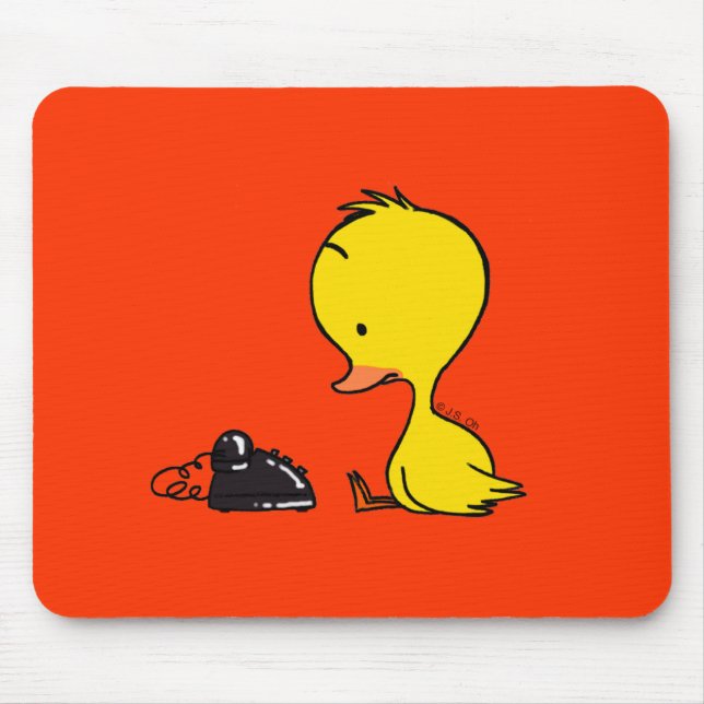 Telefon u. Ente Mousepad (Vorne)