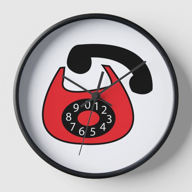 Telefon Uhr (Vorderseite)