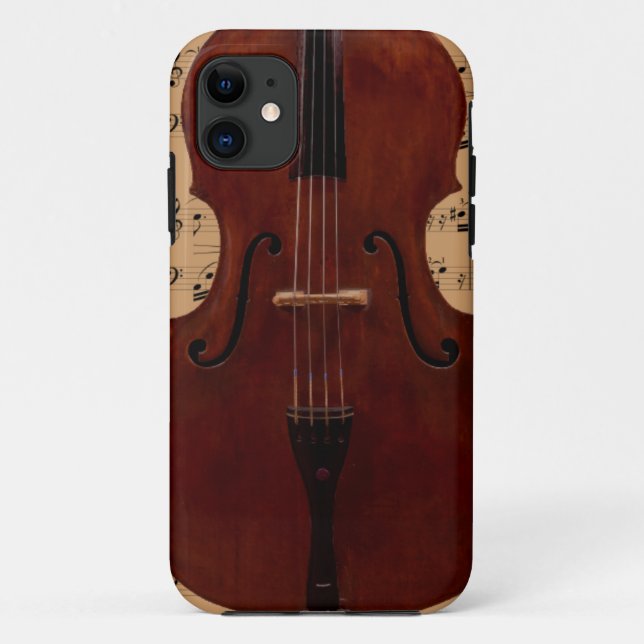 Telefonabdeckung - Kontrabass - Farbwahlen Case-Mate iPhone Hülle (Rückseite)